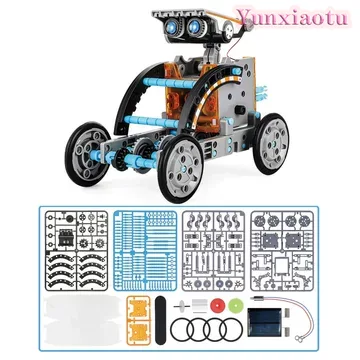 Stem Solar Robot Kit For Kids - 12가지 기능을 갖춘 태양광 로봇 STEM