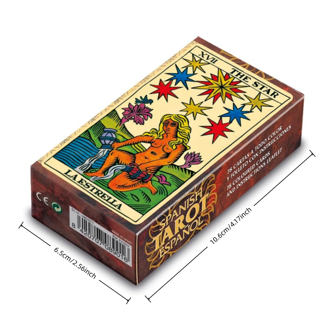 Tarot Cards Deck With Guidebook - 78장의 카드로 구성된 클래식 마르세유 타로