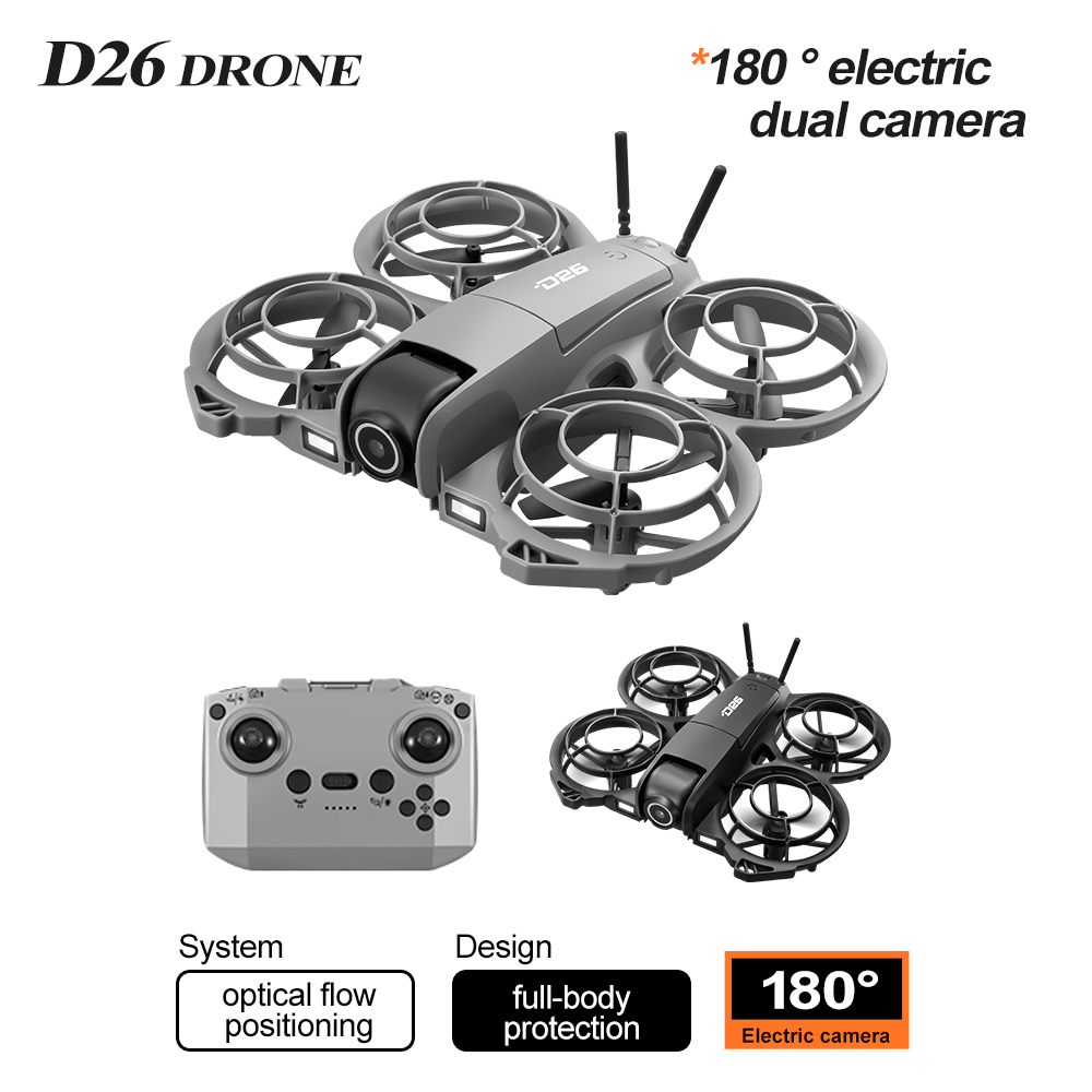 Fpv Brushless Rc Drone 4K - D26 4K 미니 RC 드론, 프로펠러