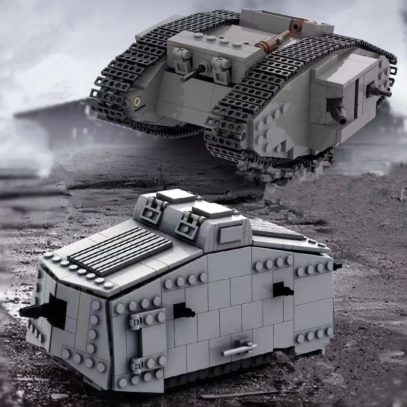 Lego Compatible Military Tank - 인기 있는 독일 군용 건축 블록