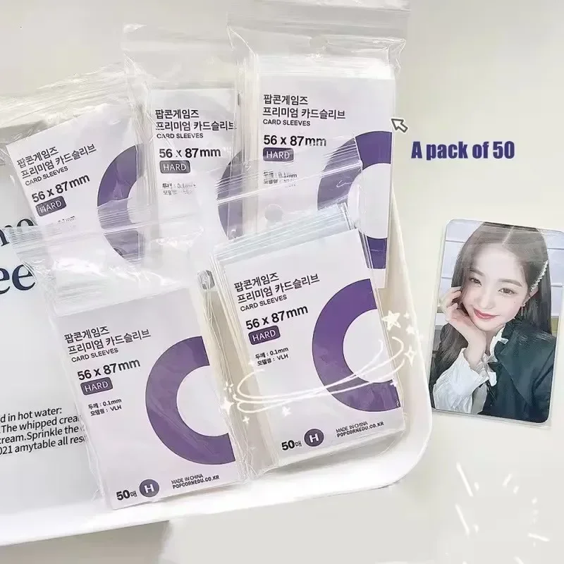 500-1PCS HD 투명 Kpop 아이돌 카드 보호  - Board Games 리뷰 및 가격