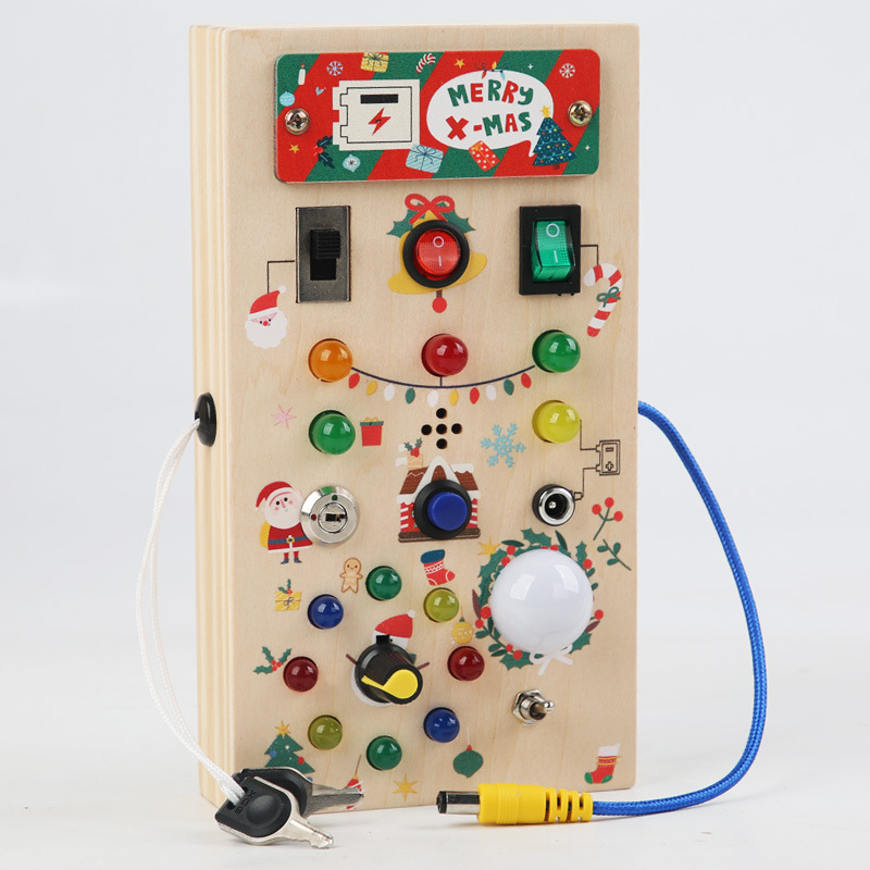 몬테소리 영감을 받은 생활 기술 학습용 비지보드 교육  - Montessori Wooden Busy Board Toddler 리뷰 및 가격