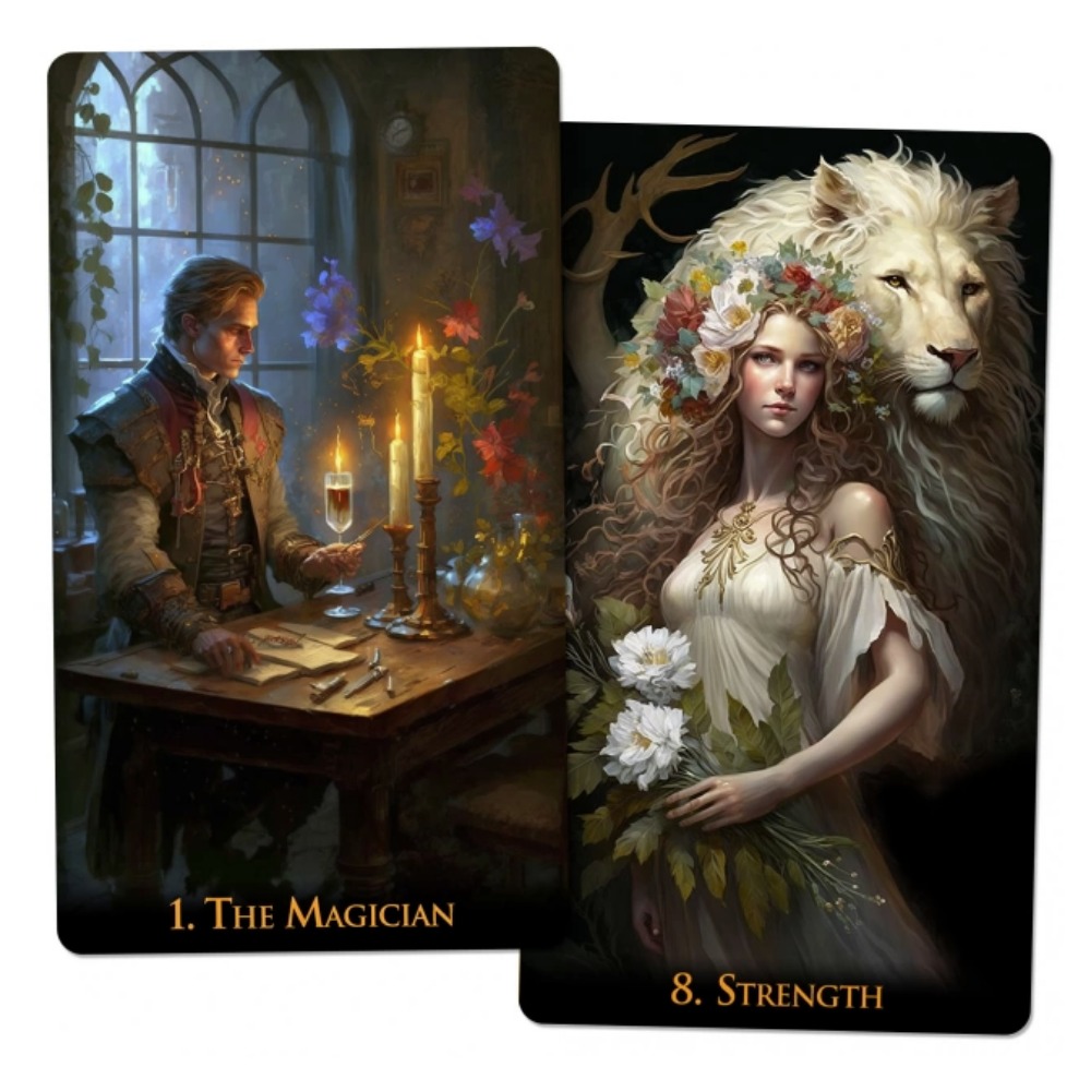 이상한 세계 타로 카드 덱, 인디 타로, 78 장, 1 - Tarot Cards Deck With Guidebook 리뷰 및 가격