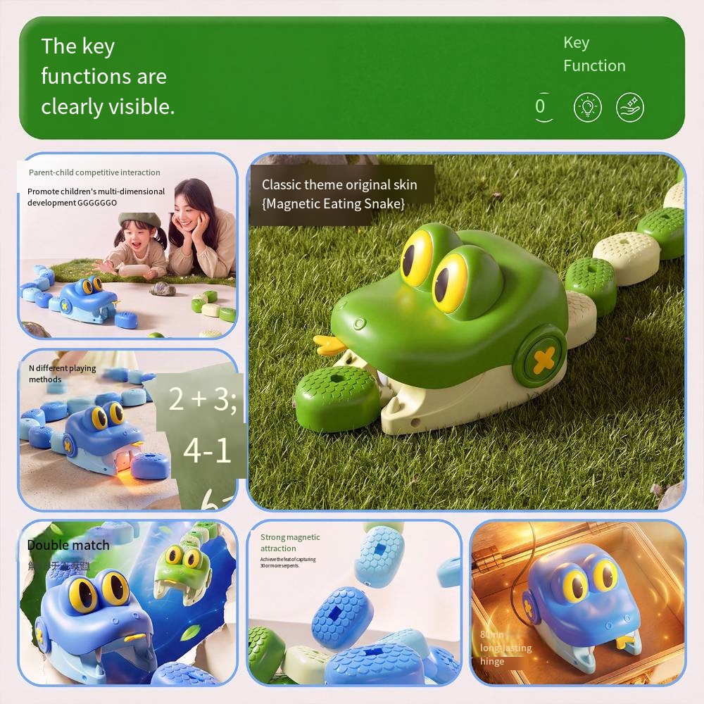 리모컨으로 조종하는 자석 뱀 장난감, 2인용 대결 게임 - Educational Toys 리뷰 및 가격