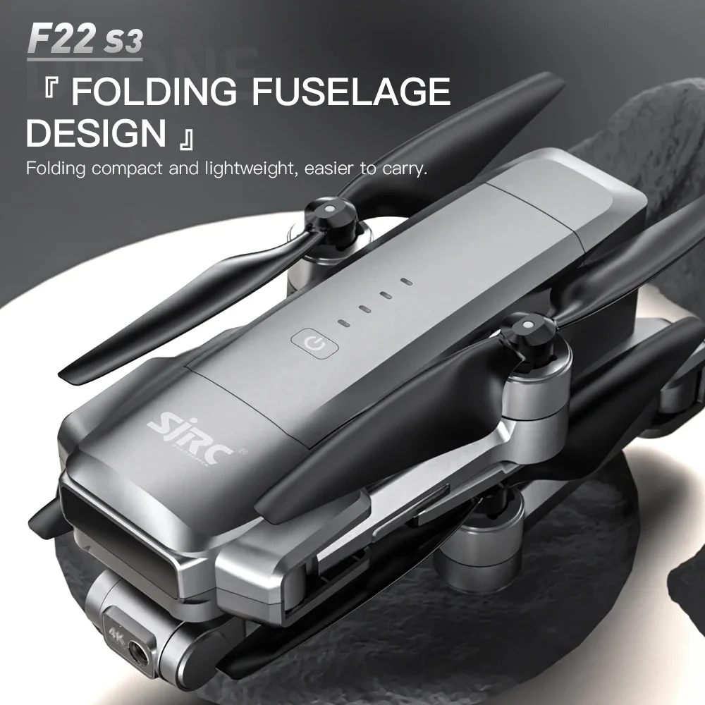 SJRC F22 S3 프로 접이식 RC 쿼드콥터 (어린 - Fpv Brushless Rc Drone 4K 리뷰 및 가격