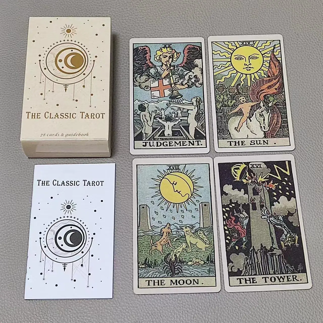 초보자용 가이드북 포함 클래식 타로 78 장, 10.3 - Tarot Cards Deck With Guidebook 리뷰 및 가격