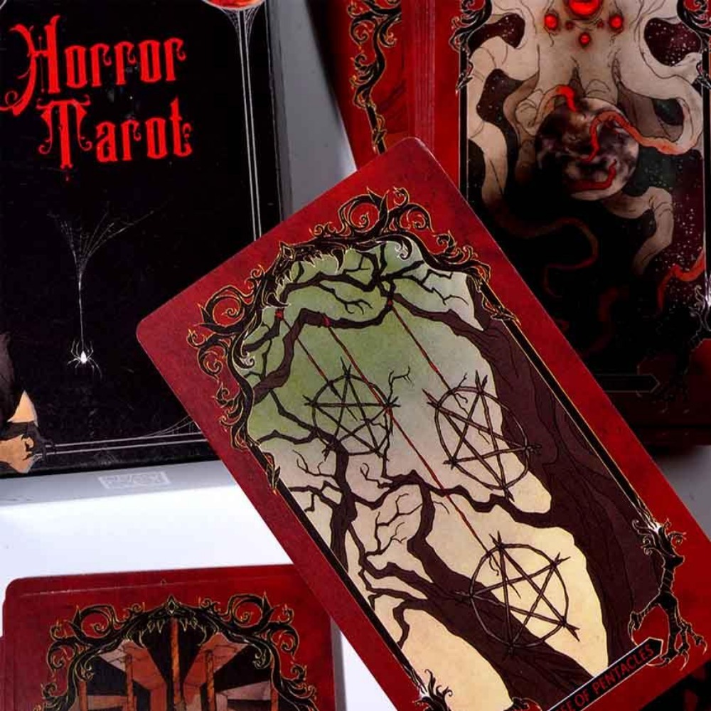 공포 타로 덱 카드 게임, 10.3x6cm - Tarot Cards Deck With Guidebook 리뷰 및 가격