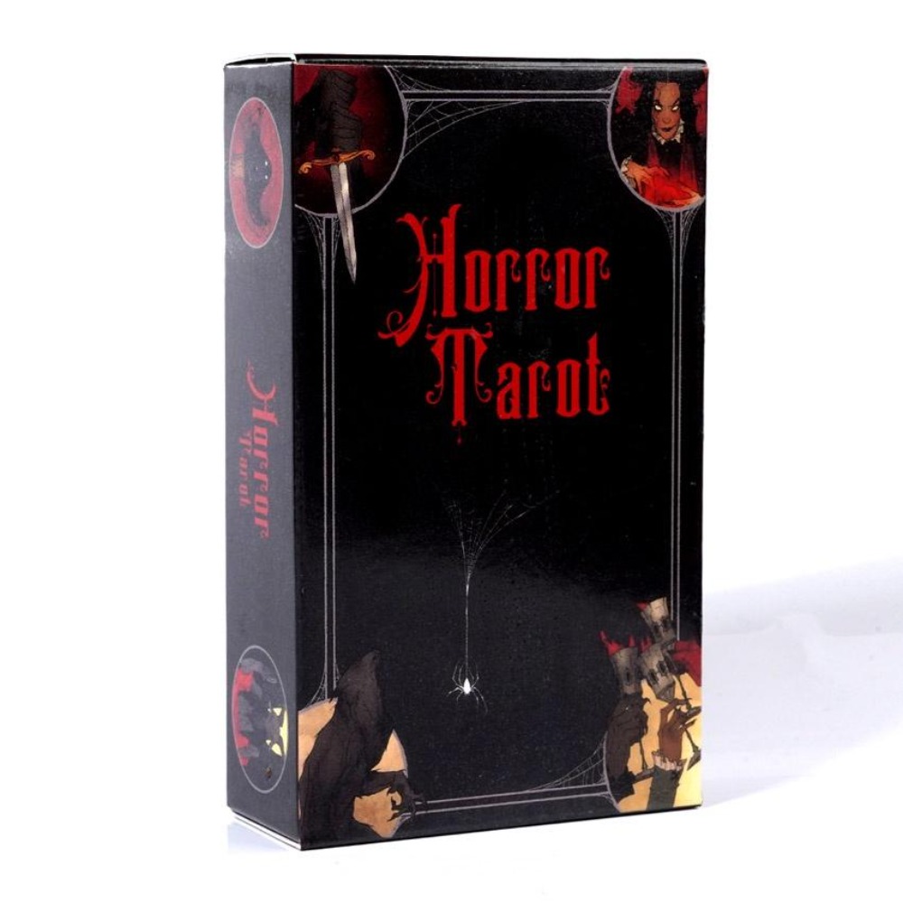 공포 타로 덱 카드 게임, 10.3x6cm - Tarot Cards Deck With Guidebook 리뷰 및 가격