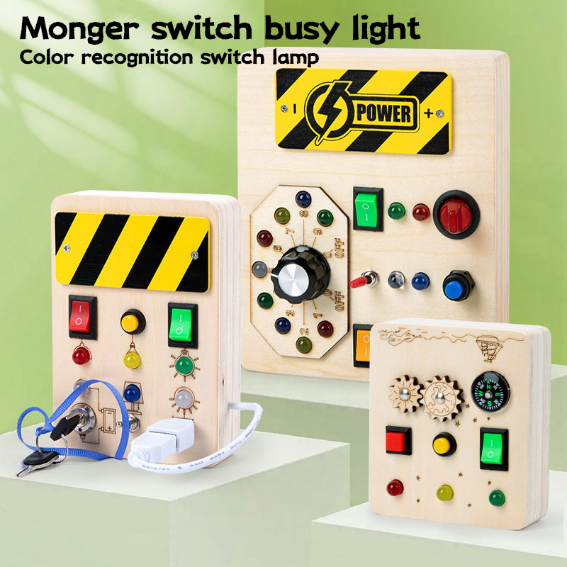 몬테소리 바이시 보드 아기 감각 발달 장난감 나무 LE - Montessori Wooden Busy Board Toddler 리뷰 및 가격