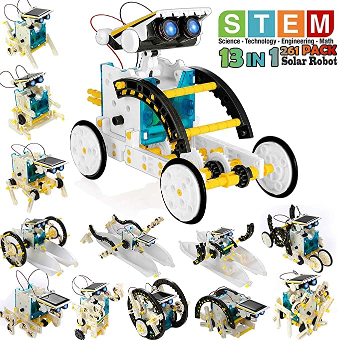 STEM 13-in-1 교육용 태양열 로봇 장난감 DI - Stem Solar Robot Kit For Kids 리뷰 및 가격